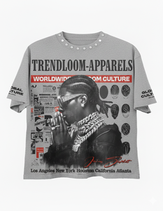 Camiseta Unisex Extra Grande de Algodón 100% Ecológico, Logotipo Personalizado, Estilo Urbano Americano, Talla Grande, Ligera y de Secado Rápido - Product Image 4