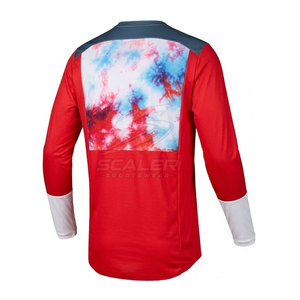 Combinaison de motocross professionnelle coupe athlétique moderne en tissu polyester/nylon haute densité coupe-vent grande taille pour performance optimale à la vitesse - Product Image 3