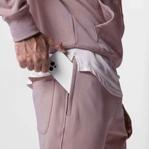 <b>Men</b>’s Wholesale Heavyweight Hoodie Sweatpants Tracksuit <b>Set</b> Rhinestone Printed Streetwear - Product Image 6