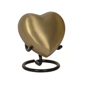 Handmade Eco-Friendly Brass Heart Cremation <b>Urn</b> <b>Necklace</b> <b>Ashes</b> Memorial Jewelry Fill Kit-Wedding Ramadan Edition 3-4L Forever My - Product Image 2