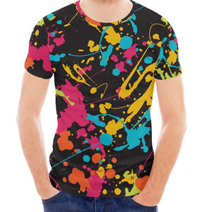 Camiseta de hombre con diseño de logotipo en relieve personalizado al por mayor, impresión por sublimación 3D, camiseta de alta calidad para hombre - Product Image 5