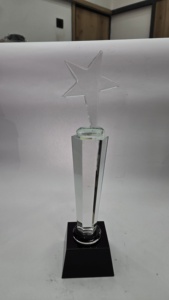 High Demand Crystal Trophy with Premium Glass Material and Fine Finishing - Product Image 3