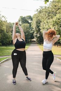 Leggings Deportivos de Tallas Grandes para Mujer, Cintura Alta, Compresión, Transpirables, Spandex/Algodón, para Entrenamiento, Running, Fitness, Hasta la Rodilla - Product Image 2