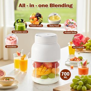 Blender portable sans fil 700 ml, mini, rechargeable par USB, avec 18 lames pour des smoothies et des milkshakes puissants - Product Image 5