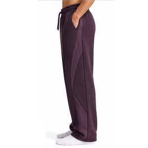 Mens Cotton Thick <b>Fleece</b> Oversized <b>Trousers</b> clothing streetwear casual gymwear sportswear activewear soft warm winter <b>Trouser</b> - Product Image 2