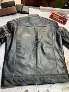 OEM Leather Jackets Manufacturer Men <b>Genuine</b> Leather Jacket Top Quality Hot Sales <b>Genuine</b> 100% Leather Men Leather Jackets - Product Image 4