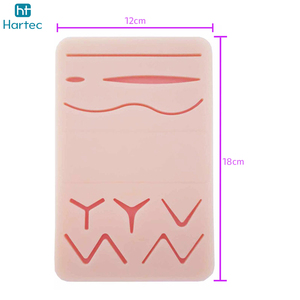 Kit d'entraînement en silicone à 3 couches avec 14 plaies, 10 m de fil et kit d'outils – Produit chirurgical pour premiers secours – Kits de suture - Product Image 5