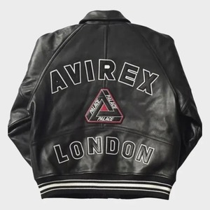 แจ็คเก็ตหนังวัวแท้ทำมือสไตล์วาร์ซิตี้ Avirex Palace London Bomber - Product Image 2