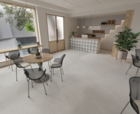 Meilleures ventes - Carrelage en porcelaine gris clair GRANY LITE 60x60/80x80, imitation pierre, finition mate, pour murs et sols intérieurs, en provenance du Vietnam