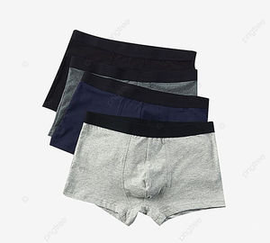 Calzoncillos Boxer de Algodón Transpirable para Hombre, Corte Medio, con Cierre, Antibacterianos, de Secado Rápido, Tallas Grandes, Ajuste Holgado, Ropa Interior Informal, con Logotipo Personalizado - Product Image 5