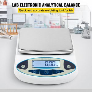 Bilancia Analitica Elettronica ad Alta Precisione 5000g X 0.01g con 13 Unità di Conversione per Uso in Laboratorio - Product Image 2