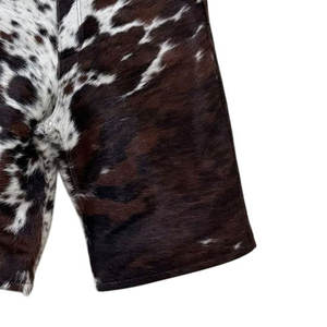 Pantalones Cortos de Cuero de Vaca con Pelo para Hombre, Estilo Vaquero Occidental, Diseño de Diseñador, Ropa Urbana de Verano - Product Image 4