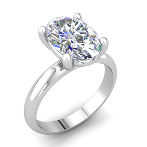Anillo de Compromiso de Lujo Divya Creations para Mujer, con Certificado IGI, 2.28 Quilates, Corte Brillante, Cultivado en Laboratorio, Plata 925, Bañado en Rodio - Product Image 1
