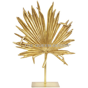 Modern Abstract Aluminum Metal Fruits Shape Gold Finished Home <b>Decorative</b> Sculpture Usage <b>Table</b> <b>Top</b> - Product Image 3