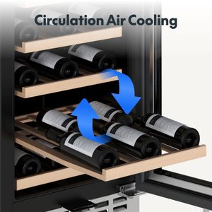 28 Bottle Capacity 15-Inch Wine & Beverage Cooler <b>Refrigerator</b> - Product Image 6