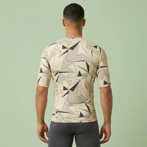 <b>Custom</b> Men High Performance <b>Compression</b> <b>Shirt</b> Half Sleeve Running Training Athletic Sportswear - Product Image 2