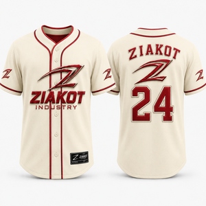 เสื้อเบสบอลผู้ชาย ZIAKOT แขนสั้นแบบซับลิเมชั่น ทรงปกติ ระบายความชื้นได้ดี เหมาะสำหรับทุกฤดูกาล - Product Image 4