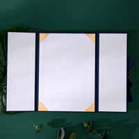 Porte-documents A4 vierge pour diplôme, certificat, avec logo personnalisé, pour remise de diplôme