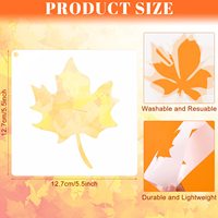 11 pochoirs réutilisables pour l'automne et Thanksgiving, grands modèles de feuilles d'érable et de 'Bonjour l'automne' pour paillassons, murs en bois et décoration intérieure DIY