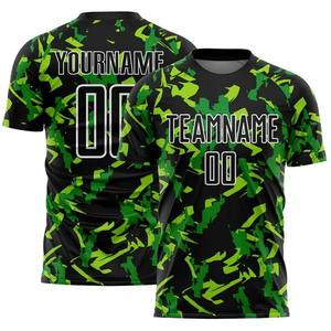 Custom Sublimated Soccer Jersey Set Men Long Sleeve Black Purple Moisture Wicking Polyester Uniform All Seasons <b>Athletic</b> Fit - Product Image 2