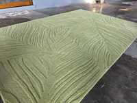 Tapis en laine verte moderne fait main, tissé sur mesure, lavable, adapté aux animaux domestiques, antidérapant, pour salon, chambre, couloir, pique-nique