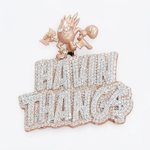 Collier personnalisé avec pendentif lettre hip-hop pour homme, en argent sterling 925 plaqué rhodium, avec initiale en moissanite, idéal pour les fêtes - Product Image 1