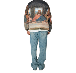 Blouson matelassé Hip Hop Hiver Entièrement Imprimé Art Ancien National Personnalisé Enfants Hommes Femmes OEM ODM Chaud Coupe-Vent Imperméable Rembourré - Product Image 5