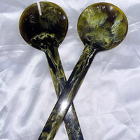 Cuillère artisanale unique en résine pour une table élégante – Cuillères décoratives légères faites à la main pour la cuisine et le service festif