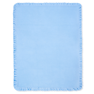 Eco-Friendly <b>Knitted</b> Baby Blanket 100% Cotton Solid Color Ruffle Cute Style Vietnam OEM/ODM Custom Packaging Spring Autumn - Product Image 2