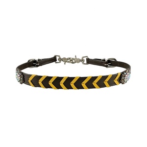 Handmade Genuine Leather Wither <b>Strap</b> Hand Braided & Stainless Steel Fitting Manufacturer Wholesaler Supplier for Horse Products - Product Image 1