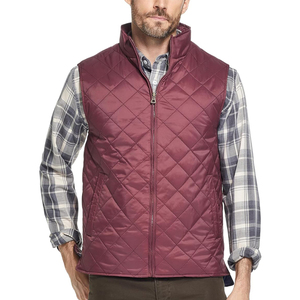 Gilets matelassés personnalisés avec logo OEM, vestes d'équitation, vêtements d'hiver décontractés pour l'extérieur, gilets rembourrés pour hommes. - Product Image 1