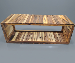 Jardinière en bois pour jardin, style rustique, 3 compartiments, pot à fleurs pour plantes et légumes - Product Image 3