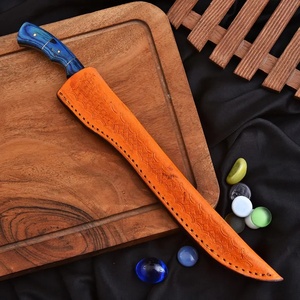 Custom Damascus Steel Fillet <b>Knife</b> 12.5 Inch Handmade <b>Fish</b> Processing <b>Knife</b> Pakka Wood Handle OEM ODM Wholesale Supplier - Product Image 6