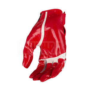 Gants de football américain en cuir en gros, antidérapants, imperméables, avec sangle de poignet réglable, meilleur design, nouvelle arrivée en promotion - Product Image 4