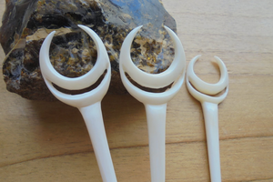 ไม้เสียบผมทำมือจากกระดูก |   กิ๊บติดผมสไตล์วินเทจ - Product Image 4