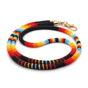 Collier coloré bohème perlé, cordon porte-badge pour femme, idéal pour cadeaux et travail, à prix abordable - Product Image 6