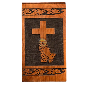 AYAANS Rosewood wooden Hand Carved Wooden Hot Selling cremation Urn <b>Box</b> for Adult Ashes Wholesale Cremation Urns (6X6X11)IN - Product Image 2