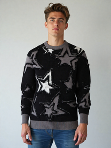 High Quality 430Gsm Plain Streetwear Heavyweight Sports Plus Size Custom Mens Crew Neck Boxy Fit Sweatshirts - Product Image 2