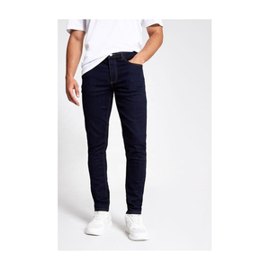 Jean pour homme personnalisé, dernière mode, coupe skinny, déchiré, couleur noire, haute qualité, en promotion - Product Image 3