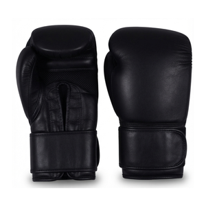 Gants de boxe en cuir de vachette blanc, fermeture auto-agrippante, sangle de poignet réglable, 10 oz à 16 oz, gants d'entraînement unisexes - Product Image 5