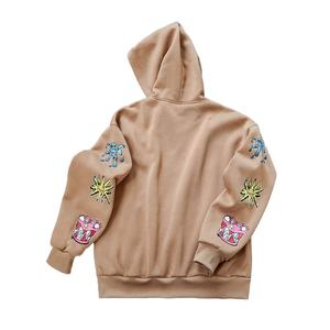 Sweat-shirts à capuche coupe-vent 100 % polyester personnalisables pour hommes, écologiques, style décontracté streetwear, motif uni, vente en gros - Product Image 2