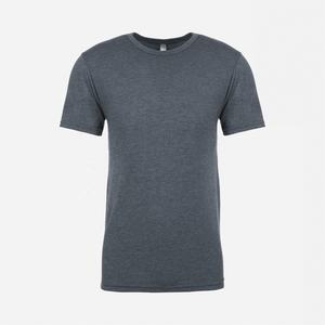 Next Level Apparel Indigo Unisex Tri-Blend camiseta impresión personalizada hombres cuello redondo transpirable en blanco Tri-Blend camiseta para hombres - Product Image 5