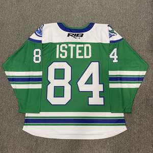 Maillot d'entraînement de hockey sur glace personnalisé de haute qualité, 100 % polyester, avec logo personnalisé, réversible - Product Image 3