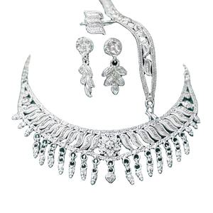 Conjunto de Joyería de Aleación Chapada en Oro/Plata con Cristales/Pedrería, Inspirado en la Moda Africana India, el Mejor Regalo de Boda Vintage para Mujer 2024 - Product Image 1