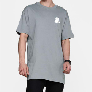 Nueva Camiseta de Moda para Hombre, Casual, de Manga Corta, Cuello Redondo, Lisa, con Logotipo Personalizado en la Parte Delantera, Talla Grande, Transpirable, Ajustada, 100% Algodón, 220g - Product Image 5