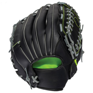 Professional Leather Baseball Glove H-Web Right-Handed Outfield Full Finger Non-Slip Hook And Loop Closure Adult Size - Product Image 5