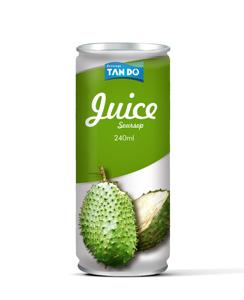 Jugo de Frutas Tropicales Tan Do al por Mayor en Lata de Aluminio de 250 ml, Sabor Guanábana, Marca Privada OEM de Proveedor Vietnamita - Product Image 2
