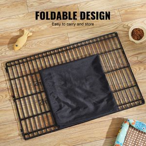 Recinto per Cani a 4 Pannelli in Metallo, Box per Esercizio Animali Domestici 24 X 36 Pollici, Recinzione Pieghevole per Interni ed Esterni con Porta - Product Image 6
