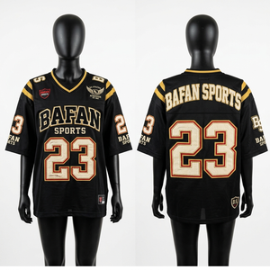 Maillot de football personnalisé pour femmes, respirant, en micro-mesh polyester, bleu poussière, orange, blanc, panneaux contrastés, maillot de football pour femmes - Product Image 2