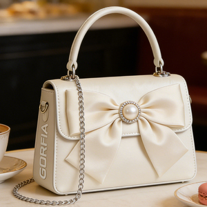 Bolso de Mano para Mujer 2026, Diseño de Marca, Cuero PU, Impermeable, con Hebilla y Detalles Metálicos, Logotipo Personalizable - Product Image 5